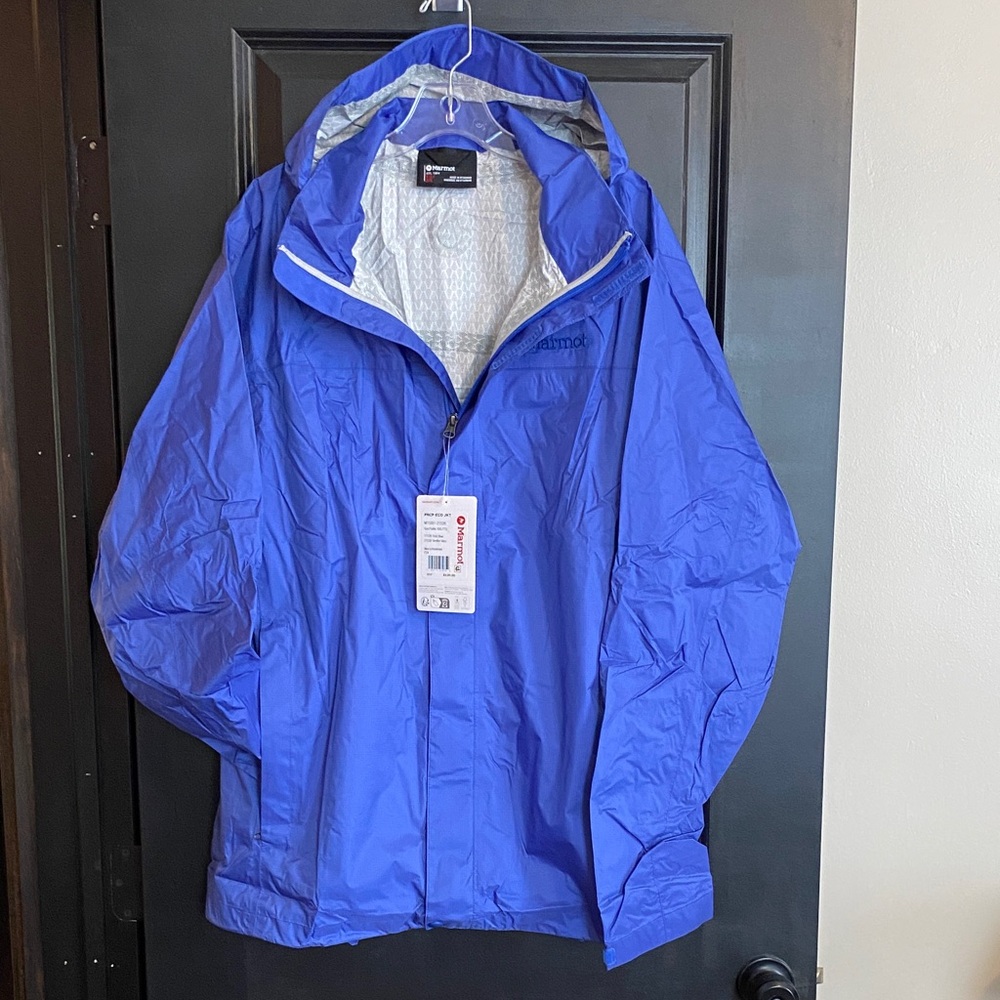 Marmot Blue Raincoat